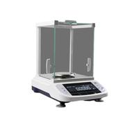 Portable High Precision Electronic Analytical Balance - 0.1mg/220g Lab Scale, One-Tenthousandth Accuracy Digital(White 220g,0.1mg EC)