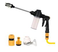 Portable High Pressure Washer - Handy Ergonomic Rustproof Three Hundred and Sixty Degree Adjustable Sprayer,Garden Hose Nozzle | For Garden Yard Home Balcony Patio Garage And Outdoors Schoo