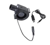 Portable High Speed Air Blower 5V2A Suport 5V 3000RPM Easy Carrying & Low Noise Outdoor Essential for Camping & Picnics Portable BBQ Fan