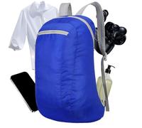 Portable Hiking Backpack, Waterproof Foldable Bag, Padded Straps with Breathable Function, Lightweight Travel Backpack, Outdoor Bag with Modern Style, Tote Bags for Business and Travel 1, blue, Siehe
