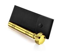 Portable Holy Water Sprinkler with Leather, Gold