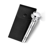 Portable Holy Water Sprinkler with Leather, Silver