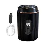 Portable Home Shaver - Portable Beard Trimmer LED Rechargeable Electric Shavers | Face Shavers Cordless Washable Men's Accessories for Travel