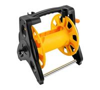 Portable Hose Reel Cart - Holds 30m Lightweight Garden Hose, Free-Standing Design Prevents Kinks and Twists, Stable Mobile Hose Reel for Patio, Lawn and Driveway