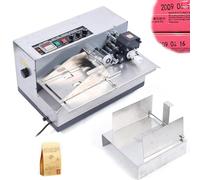 Portable Hot Ink Roll Date Coder Label Printing Machine for Expiry Date on Plastic/Solid Surfaces with Counter and Photoelectric Control