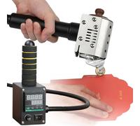 Portable Hot Melt Glue Rolling Machine, 150W Hand Push Gluing Machine with Digital Display Temperature Control for Leather Bag & Crafts, 3mm Roller