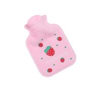 Portable Hot Water Bottles 300ML Mini Winter Warming Products Injection Cartoon Bottle for Winter(Pink-Strawberry)