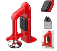 Portable Hotel Door Stopper Lock for Travel Safety Door Security 80dB Alarm & Heavy Duty Alloy, No Drilling Door Stopper, Hotel/Dorm Safety Lock Instant Install for Solo Women and Girl.