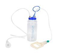 Portable Household Goat Milking Machine, Manual Goat Milker with Vacuum Pressure Pump, 2L Food Grade Plastic Bottle with Scale for Easy Measurement, Perfect Fit Milk Liner for 1 - (Single Sided)