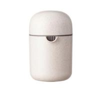 Portable Household Juicer Machine - Manual Juicer Squeezer for Fresh Juice with Wheat Straw Design - Small Size Orange Juice Maker for Fruits (Beige, One Size)