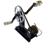 Portable Human-Powered Pedal Generator, DC 12V And 5V Car Charger Output, Low Noise, Comfortable Pedaling, Emergency And Residential Use