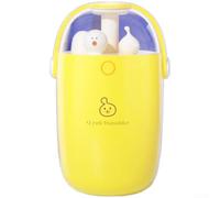 Portable Humidifier 300ml Dual for mist Mode Timer Portable Humidifier(Yellow)