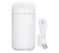 Portable Humidifier Essential Oil Diffuser Small Cool Mist Humidifier Car Diffuser Humidifier White 100ml Aromatherapy Diffuser for Home Office Travel ABS Plastic 7 Color Lights