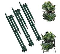 Portable Hunting Concealment Branch Stand, Foldable Camo Screening Cover with Realistic Oak Leaves, Adjustable Multi-Hook Tree Stand Blind Accessory for Deer Turkey Outdoor Hunting (3pcs)