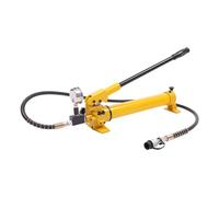 Portable Hydraulic Flange Spreader Splitter, Manual Hydraulic Hand Pump CP-700 High Pressure Portable with Pressure Gauge Yellow