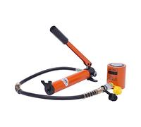 Portable Hydraulic Flange Spreader Splitter, Manual Hydraulic Pump and Cylinder Set for Lifting Jack Straightening Press, 20 Ton 50mm, 70MPa 350cc