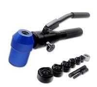 Portable Hydraulic Hole Punch Tool Kit with 6 Dies for Manual Punching, Ideal for Factory Maintenance and Industrial Applications