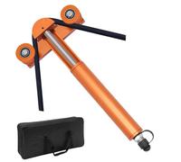 Portable Hydraulic Wire Cable Pipe Bender with 0-180° Adjustable Angle, Ratcheting Tool for Bending Copper Aluminum Steel Pipes in DIY and Professional Use