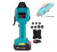 Portable Hydraulic Wire Crimper, 0.5-50mm² Electric Crimping Pliers with 7 Molds, Fast 1.5s Crimping, Rechargeable with Storage Box, Includes 1/2 Batteries