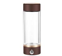 Portable Hydrogen Alkaline Water Bottle, Hydrogen Rich Water Generator Ionizer USB Rechargeable SPE/PEM Technology Make Hydrogen Content Up To 1500PPB H2 Hydrogenated Drink Cup 420ML