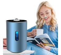 Portable Hydrogen Inhalation Machine, Dual-Port H2 Molecular Generator, 150ml/min Hydrogen Water Generator for Recovery & Vitality
