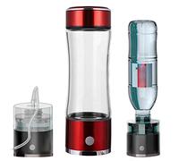 Portable Hydrogen Water Bottle Hydrogen Water Generator Ionizer Make Hydrogen Content Up To 1400-1700 PPB High Concentration Discharge And Chlorine for Travel Hiking Swimming