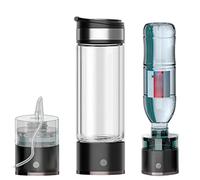 Portable Hydrogen Water Bottle Hydrogen Water Generator Ionizer Make Hydrogen Content Up To 1400-1700 PPB High Concentration Discharge And Chlorine for Travel Hiking Swimming