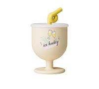 Portable Ice Ball Maker and Drinking Cup, Easy, Yellow | Ice Machine Cup Suitable for Whiskeys Soft Drinks, Portable Ice Ball Maker for Home Offices Outdoor Use