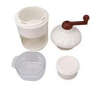 Portable Ice Crusher Manual Hand Cranked Shaved Snow Cone Machine Efficient Ice Chopper for Home Outdoor Camping Use BPA PP Material 644g