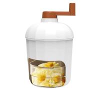 Portable Ice Crusher Manual Ice Maker Machine for Ice Cream Snow Cones | Hand Crank Ice Shaver Compact Lightweight Design for Kitchen and Picnic Use