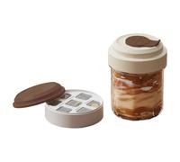 Portable Ice Cup, Freezing Mold Drink Maker, Reusable Press Ice Formation Cup System, Quick Chill Beverage Cooling Tool, Home Cafe Bar Juice Soda Whiskey Cocktail Coffee Cooling 3.74x3.82x6.69 Inches