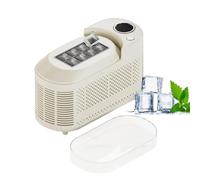 Portable Ice Maker, 10 Min Fast Cooling Mini Machine for Home, Office & Camping, 8 Cubes, 12V DC/AC Adapter, Quiet & Easy Clean, Lightweight Travel Appliance