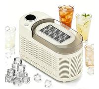 Portable Ice Maker, 8-10 Ice in 10 Minutes, Dual Power, Quiet