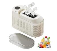 Portable Ice Maker, Countertop Machine Producing 8 Cubes in 10-15 Min, Low-Noise Design & Easy Release, Perfect for Home, Office, RV, and Camping Use