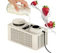 Portable Ice Maker for Car and Home, 12V Compatible, Compact and Lightweight Ice Maker for RV Road Trips, Camping, Outdoor Picnics, Easy to Carry, Quick Ice Production