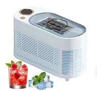 Portable Ice Maker Machine, 120W Countertop Ice Machine, Low Noise Automatic Ice Maker for Home, Office, Camping, RV, Travel - Efficient Ice Production
