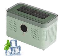 Portable Ice Maker Machine, 150W Countertop Unit, Makes 12 Cubes in 15-20 Minutes, Low Noise, Compact Design for Home, Office, Camping and Travel