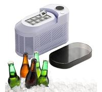 Portable Ice Maker Machine - 8 Cubes in 10 Mins, Dual Power (AC/DC) - Compact Ice Maker for Home, Office, Camping, RV, Car
