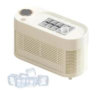 Portable Ice Maker Machine, Compact Mini Ice Maker with 8 Cubes Ready in 10 Minutes, Low Noise Countertop Ice Machine for Home, Office, Camping, RV & Travel