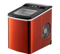 Portable Ice Maker Machine for Countertop Ice Cubes Ready in 6 Mins Make 26 Lbs Ice in 24 Hrs Ice Cube Maker Machine for Home with Ice Scoop and Basket LED Display Quick Ice Making Stainless Steel