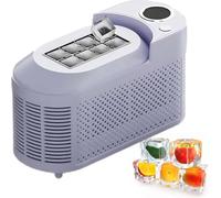 Portable Ice Maker Machine - Makes 8 Clear Ice Cubes in 10 Minutes, Energy Efficient, Low Noise, Easy to Clean, Compact Kitchen Appliance for Home & Outdoor Use