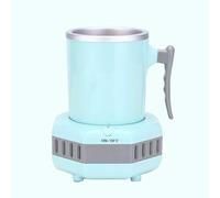 Portable Ice Maker Machine, Mini Smart Beverage Cup Countertop, Fast Ice, Session, for Home, Kitchen, Car, Camping & Parties (blue)