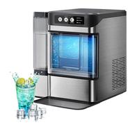 Portable Ice Maker with Self-Cleaning Function, One-Click Operation for Home, Bar, or Party Use, Fast Pellet Ice Production