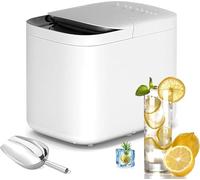 Portable Ice Maker with UV Sterilization, Self-Cleaning, Fast Production for Home, Office, and Travel Use