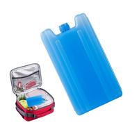 Portable Ice Packs for Lunch Boxes, Reusable Ice Crystal Box, Freezer Blocks for Coolers, Leakproof Design, Quick Freeze, Excellent for Beach, School, Travel, Picnic