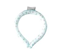 Portable Ice Ring, Neck Cooling Tube, Wearable Cooling Neck Cooler for Summer Heat, Cooling Starts at 28°C, Relief for Hot Flashes and Fever Smart Ice Neckband for All Sports Outdoor Activities (D)