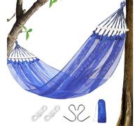 Portable Ice Silk Hammock - Environmentally Friendly, Breathable Mesh Swing Bed, Soft, Cooling Camping Accessories, Quick Drying Hammock with Carry Bag for Garden, Outdoor, Travel and