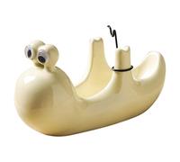 Portable Incense Coil Holder,Portable with Ash Catcher | Ceramic Snails Incense Coil Burner | for Desk Deck Balcony Garden Camping Fishing Barbecue Picnic
