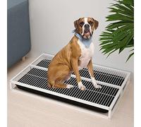 Portable Indoor Dog Training Toilet, Puppy Potty Trainer Tray for Housebreaking, Ideal for Home & Outdoor Use (95 * 62 * 10cm) - Easy Clean, Convenient Solution