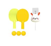 Portable Indoor Hanging Table Tennis with Balls Interaction Birthday Bunny Three Ball 29.7 x 24cm